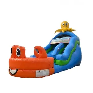 kids commercial slide for sale ,octopus inflatable slide, colorful inflatable slide