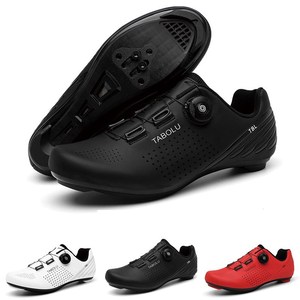 Tabolu Cycling Shoes EVA Rubber Sole Mesh Lining Road Mountain Bike Clipless Breathable Synthetic Material - Product Image 1