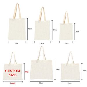 Bolsas de Compras de Lona de Algodón Personalizadas al por Mayor, Bolsas de Compras Reutilizables Promocionales con Logotipo Impreso - Product Image 4