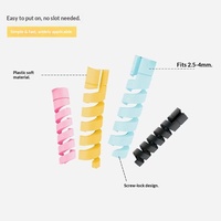 Organizador de Cables en Espiral, Protector Anti-Doblez para Cables de Carga de Teléfono y Computadora, Material Resistente a Roturas