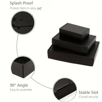 Caja de Regalo de Alta Gama en Negro Mate, Caja de Embalaje de Papel Corrugado Grueso con Propiedades Resistentes a Impactos y a la Presión