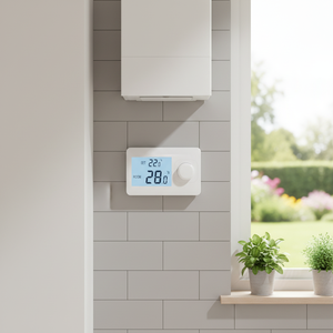 Contrôleur de maison intelligente moderne Telin AC8038, <span class=keywords><strong>thermostat</strong></span> de chaudière à <span class=keywords><strong>gaz</strong></span>, <span class=keywords><strong>fonctionnement</strong></span> simple filaire - Product Image 5