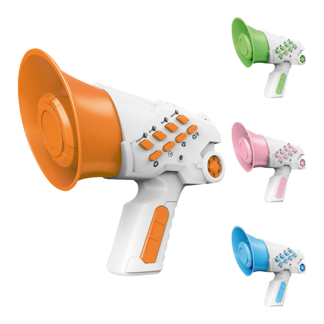 Manufacturer Cheap Classic Plastic Voice Changer Toy Megaphone Loudspeaker Boys for Kids in China Promotional Toys