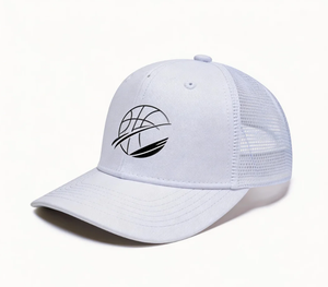 Casquette de sport en coton et maille avec logo personnalisé, broderie vintage, en laine, denim, toile bleue, style camionneur pour homme, idéale pour l'été - Product Image 1