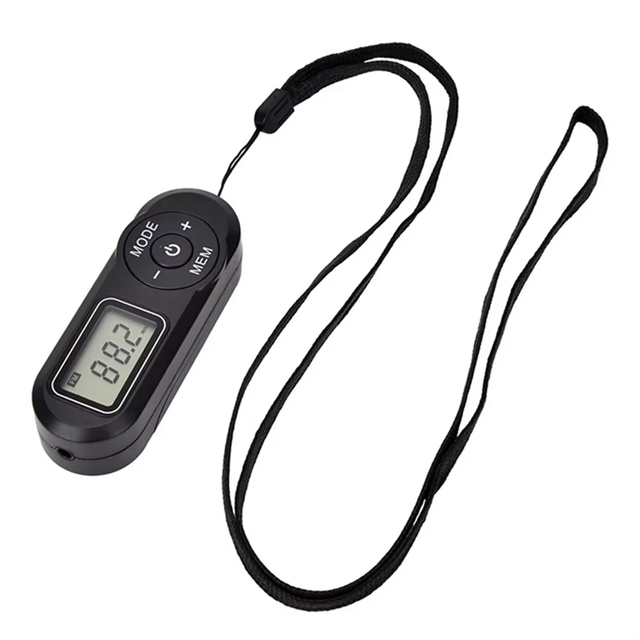 Pocket FM Radio Digital FM:64-108MHz Portable Sports Retro Receiver With LCD Display Neck Lanyard 3.5mm Headphones Player