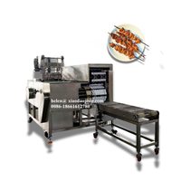 Machine à brochette de calmar automatique personnalisée Machine à kebab pour les entreprises de fruits de mer
