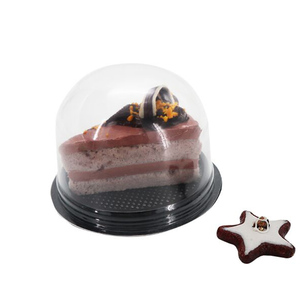 Bán Buôn Nhựa Nhỏ Nhỏ Cuộn Cupcake Duy Nhất Cắt Lát Bánh Rõ Ràng Container Tam Giác Bánh Lát Bao Bì Khay Container - Product Image 5
