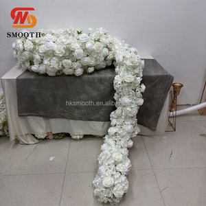 Guirnaldas Florales de Rosas Artificiales de Seda de Lujo, Arreglo de Flores Entrelazadas para Centro de Mesa de Boda - Product Image 4