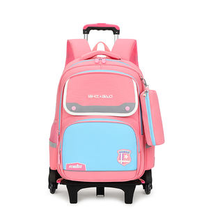 2024, el fabricante más vendido, <span class=keywords><strong>mochila</strong></span> <span class=keywords><strong>con</strong></span> <span class=keywords><strong>ruedas</strong></span> para niños <span class=keywords><strong>con</strong></span> <span class=keywords><strong>ruedas</strong></span> y asas, multicompartimento, impermeable, Niño de dibujos animados - Product Image 6