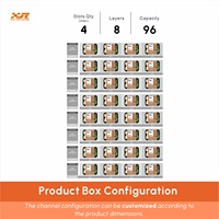 Máquina Expendedora Automática de Comida Caliente, Pizza, Hamburguesas y Sándwiches con Certificación CE UL, con Pantalla Táctil