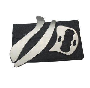 Herramienta de Masaje Guasha de Acero Inoxidable FeelFree Sport, Raspador Muscular para Terapia Física de Tejidos Blandos para Piernas y Brazos - Product Image 1