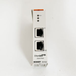 Beckhoff EK1122 Conector EtherCAT de 2 Puertos, 100Mbit/s, Cable de 100m, Retardo de ~1us, Sin Configuración, IP20, ATEX/IECEx, Riel DIN - Product Image 2