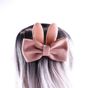 Pinza de Pelo Grande con Lazo de Tela para Niñas, Accesorios de Moda Dulces para Fiestas - Product Image 6