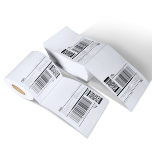 Étiquettes d'expédition thermiques de qualité supérieure à prix d'usine, autocollants thermiques logistiques de qualité supérieure, papier auto-adhésif personnalisé, toutes tailles - Product Image 2