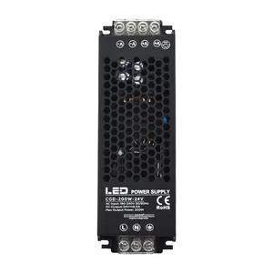 24v 12v dc ac 190v-240v alimentation led 200w ce rohs ip44 étanche extérieur led alimentation à découpage pour bande led flexible