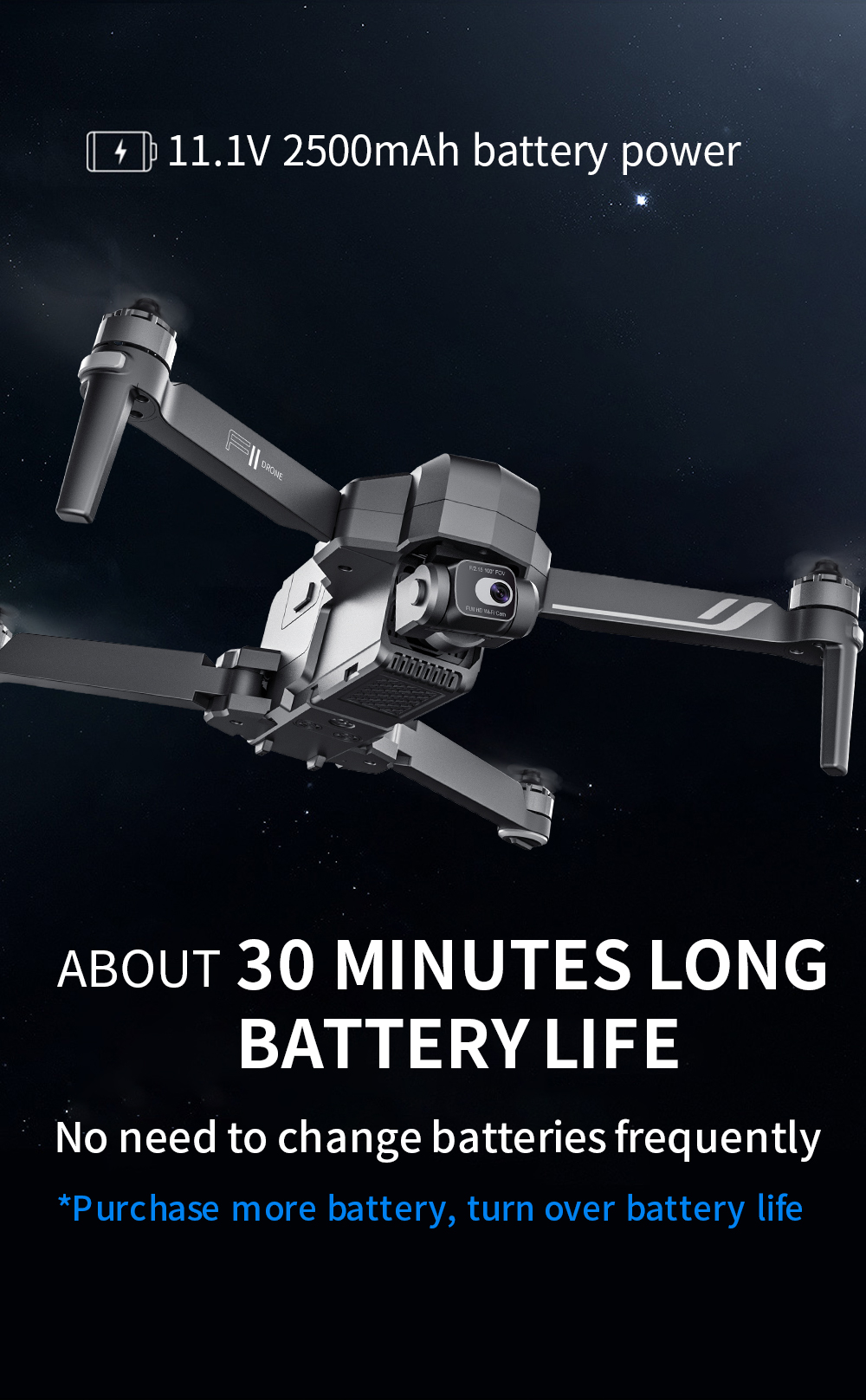 SJRC F11 F11s 4K Pro Drone 3KM PTZ Version True 4K Camera GPS Drone 2-axis Gimbal 5G WIFI FPV Brushless Professional RC Dron RTF