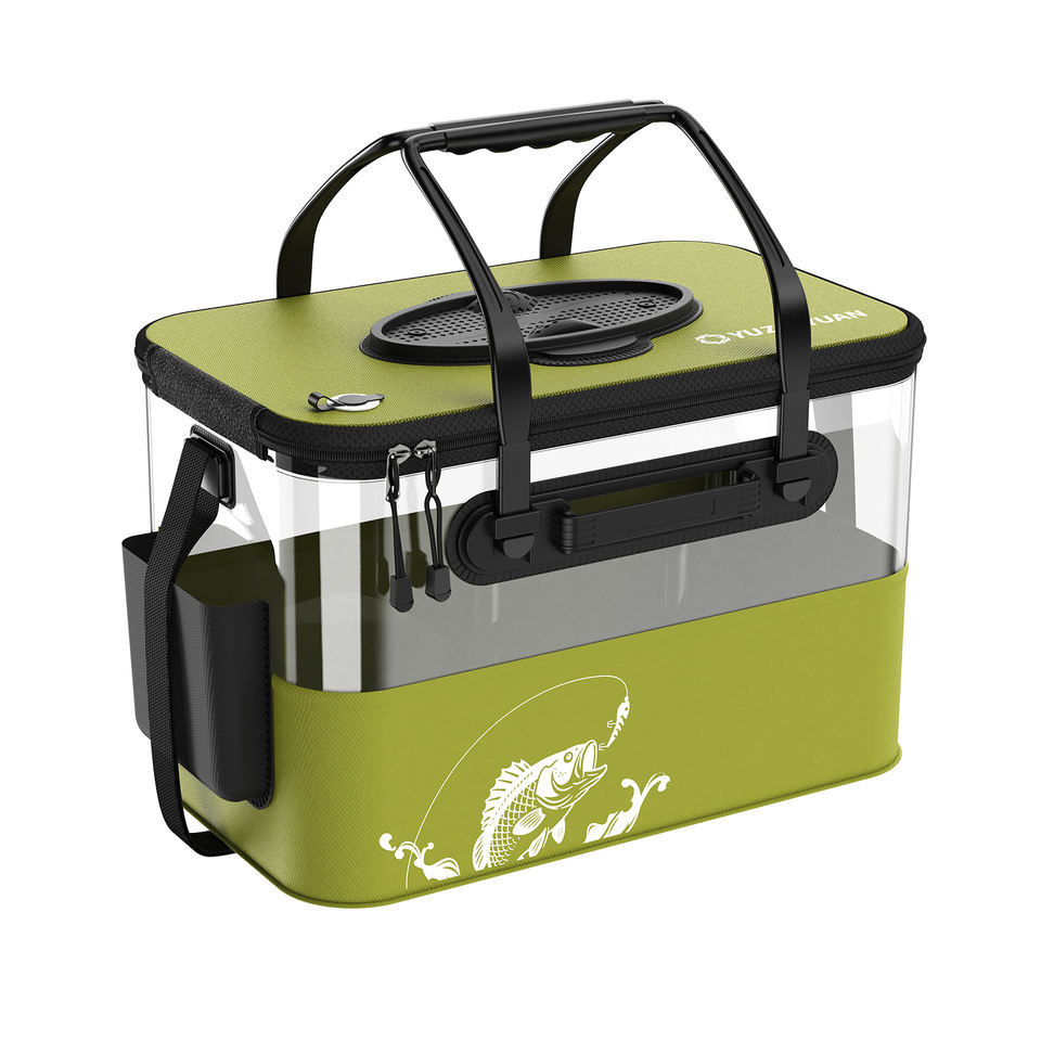 Fish Bucket Fishing bucket Foldable various sizes live Fish Container Multi ...