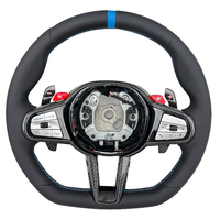 Volant de direction en cuir pleine fleur de haute qualité pour BMW M3 M4 M5 Série 1 2 3 4 CS G Style Sport – Amélioration du volant de voiture