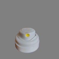 Pulvérisateur aérosol de haute qualité en plastique avec embout jaune pour désodorisant, mousse à raser, parfum