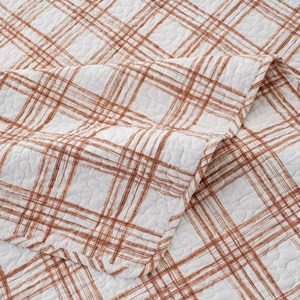Tela de Algodón 100% Prelavado con Estampado a Cuadros, Transpirable, para Edredones, con Relleno de Poliéster, para Todas las Estaciones - Product Image 6
