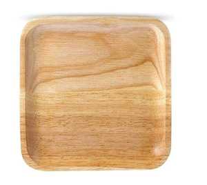 Assiette carrée en feuille de palmier d'arec naturelle, biodégradable, jetable, pour les mariages et la restauration - Product Image 2