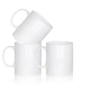 Topjlh Melhor Qualidade Grau 11oz Sublimação Branco Em Branco Caneca De Café De Cerâmica