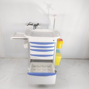 Carrito de Emergencia Multifuncional para Hospital con Soporte para Vía Intravenosa y Sistema de Cajones - Product Image 2