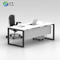 Nouvelle arrivée - Bureau modulaire pour 3 personnes - Table de bureau de taille standard - Poste de travail de bureau