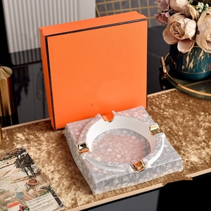 Luxury-modern European Style Ceramic Ashtray Set for Home Living Room <b>Study</b> Lobby Coffee <b>Table</b> Decoration - Product Image 5