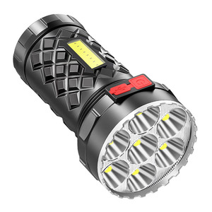 ไฟฉาย LED แบบชาร์จไฟได้ 12W ไฟสว่างกำลังสูง ไฟฉายพกพาฉุกเฉินกลางแจ้งพร้อมฟังก์ชั่นหรี่ไฟ - Product Image 5