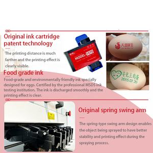 Machine à jet d'encre TIJ en ligne Imprimante à plat facile à utiliser pour les œufs de texte en plastique pour l'usine - Product Image 4