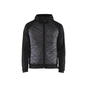 BLAKLADER - 346325269998XXXL Suéter híbrido Negro/Gris oscuro-EAN 7330509713525 WORK HOODIES - Product Image 1