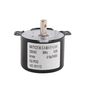 50KTYZ AC Động Cơ 220V Mini Động Cơ Đồng Bộ Nam Châm Vĩnh Cửu Động Cơ 4RPM 6RPM - Product Image 4