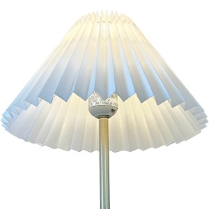 Gold Base Rechargeable Lamp Usb Rechargeable <b>Table</b> Lamp Rechargeable Lamp for Home with <b>White</b> Pleated Shade - Product Image 5