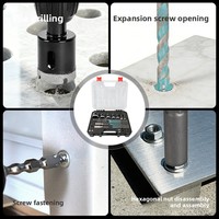 JOWIN Kit de scies cloches pour carrelage à perçage à sec, forets diamantés brasés à queue ronde pour le perçage de carrelage et de marbre à domicile et en bricolage