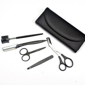 FOCSTAR Nouveau Kit de Rasage des <span class=keywords><strong>Sourcils</strong></span> en Acier Inoxydable 5 Pièces BT9018S – Rasoir Crayon, <span class=keywords><strong>Ciseaux</strong></span>, Coupe-<span class=keywords><strong>Sourcils</strong></span>, <span class=keywords><strong>Brosse</strong></span> et <span class=keywords><strong>Peigne</strong></span> Inclinés <span class=keywords><strong>pour</strong></span> le Soin et l'Épilation - Product Image 3