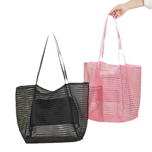 Bolso de mano de playa de malla Ginzeal para mujer, bolso de hombro informal grande para playa, <span class=keywords><strong>piscina</strong></span>, natación, viajes familiares, vacaciones - Product Image 1