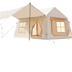 4 Season Inflatable <b>Tent</b> with Oxford Fabric 3000mm <b>Waterproof</b> UV Protection Ventilation Easy Setup Single Layer 400x275x200cm - Product Image 3