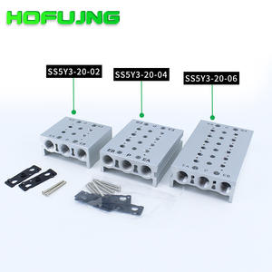 Plaque de base de vanne solénoïde, collecteur SS5Y3/5Y5/5Y7-20-02/03/04/05/06/07/08/10/20, pièces pneumatiques - Product Image 3