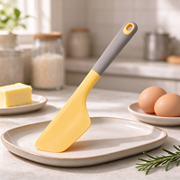 Spatule en silicone pour la pâtisserie, antiadhésive, résistante à la chaleur, grattoir à crème pour gâteaux, outil de cuisine pour mélanger