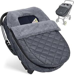 Funda Cálida para Asiento de Coche con Cremallera Extraíble para Bebés Niños y Niñas, Impermeable, Tipo Saco de Dormir - Product Image 2