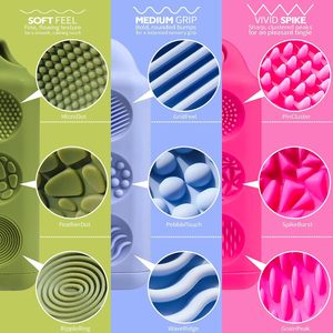 Juguete Sensorial Antiestrés, Barra de Silicona con 9 Texturas, Herramienta de Alivio del Estrés para Adultos, Unisex - Product Image 2
