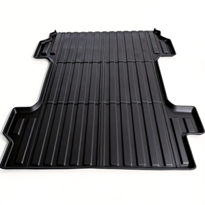 Tapis de <span class=keywords><strong>coffre</strong></span> de voiture de luxe imperméable de marque, ensemble complet 3D en TPE toutes saisons, sur mesure pour GMC Sierra 1500 2019-2026, compatible uniquement avec la benne de 6,6 pieds - Product Image 1