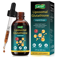 Suplemen Cairan Oral Liposomal Glutathione Label Pribadi Lenm untuk Detoksifikasi Antioksidan dan Pencerah Kulit