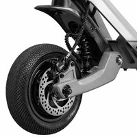 Trottinette électrique pour fabricants, moteur double entraînement 1600W, capacité 150kg, cadre en alliage d'aluminium, longue autonomie de la batterie, pliable