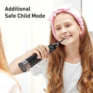 Mouth Jet Teeth Cleaning Professional Portable 400mL Pik Dental Irrigator Oral Floss Pick Electric <b>Water</b> <b>Flosser</b> Waterflosser - Product Image 4