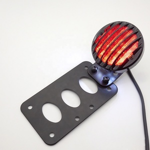 Luz Trasera de Motocicleta de 12 V, Soporte para Placa de Matrícula, Luz de Freno Trasera para Harley Choppers Sportster Bobber <span class=keywords><strong>Cafe</strong></span> <span class=keywords><strong>Racer</strong></span> - Product Image 4