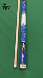 Taco de billar Rayrocy de fibra de carbono de alta calidad con punta de cristal de tiempo de 12.5mm, baja deflexión, profesional, de 2 piezas con culata de arce - Product Image 4