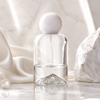 Flacons de parfum en verre transparent de 30 ml avec col serti de 15 mm, vides, avec pulvérisateur à pompe, flacon rechargeable