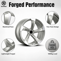 Jantes forgées DW style Rotor 19 20 21 22 23 24 pouces, concaves profondes, argentées, pour voitures particulières 5x112 pour Audi RSQ8 RS6 Avant RS7
